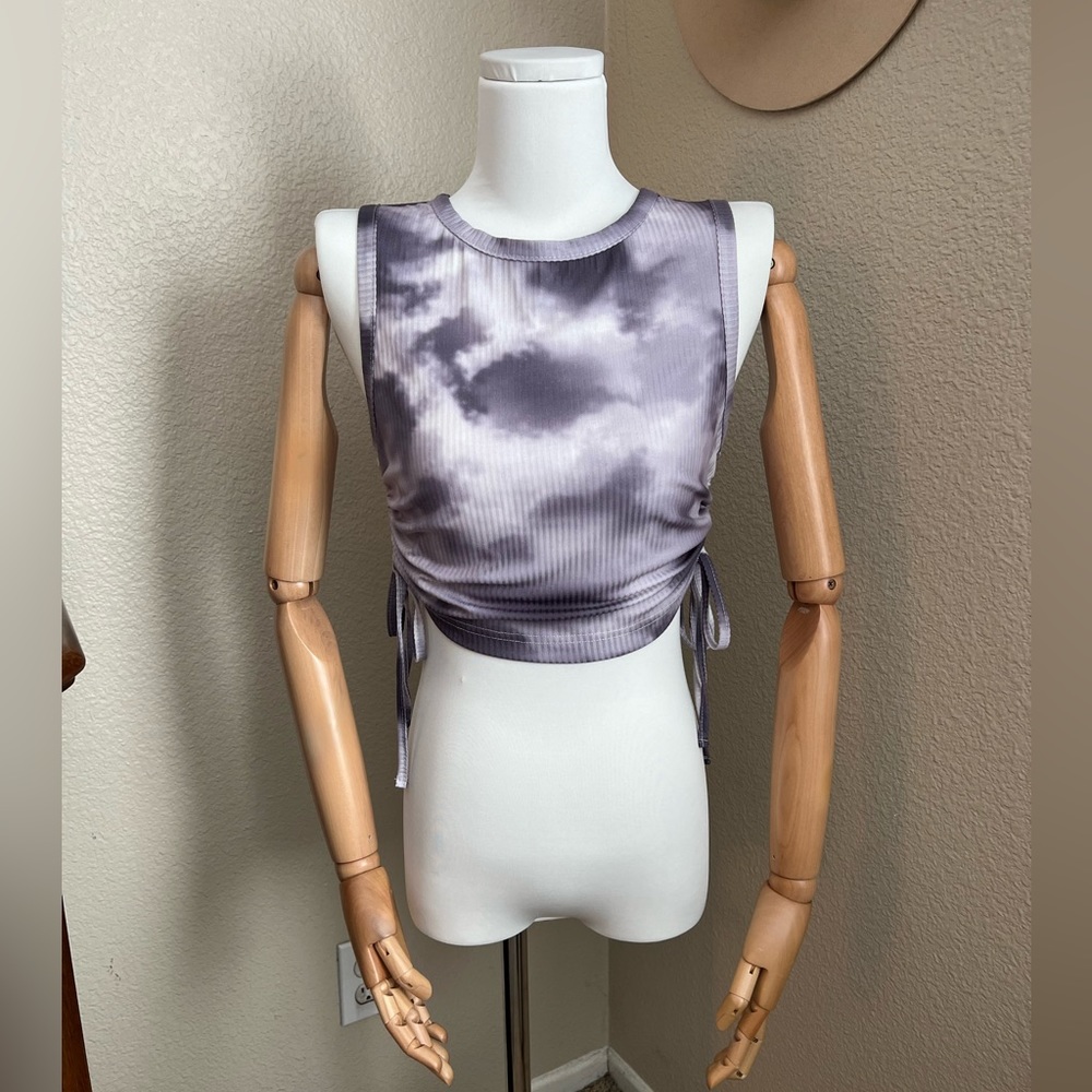 Tie Dye Cropped Tank Top